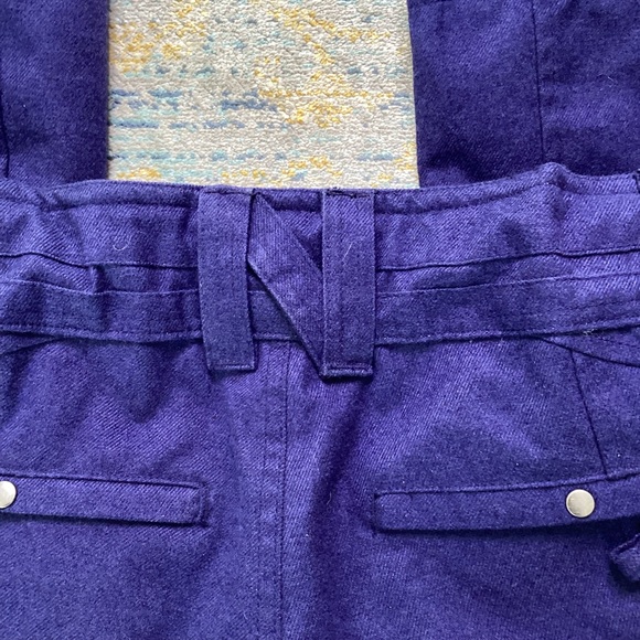 Nomis Guru Snowpants Darkest Blue Wool Waterproof Snowboard Ski Insulated Slim - Picture 6 of 11